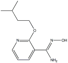  N'-hydroxy-2-(3-methylbutoxy)pyridine-3-carboximidamide