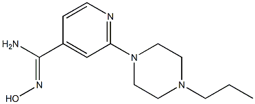  N'-hydroxy-2-(4-propylpiperazin-1-yl)pyridine-4-carboximidamide