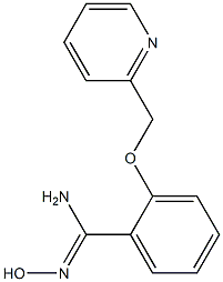 N'-hydroxy-2-(pyridin-2-ylmethoxy)benzenecarboximidamide Structure