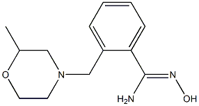  N'-hydroxy-2-[(2-methylmorpholin-4-yl)methyl]benzenecarboximidamide