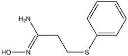  N'-hydroxy-3-(phenylsulfanyl)propanimidamide