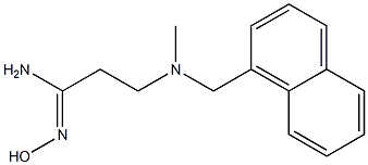  N'-hydroxy-3-[methyl(naphthalen-1-ylmethyl)amino]propanimidamide