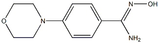 N'-hydroxy-4-(morpholin-4-yl)benzene-1-carboximidamide Structure