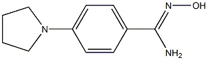 N'-hydroxy-4-(pyrrolidin-1-yl)benzene-1-carboximidamide Structure