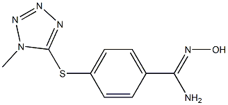  N'-hydroxy-4-[(1-methyl-1H-1,2,3,4-tetrazol-5-yl)sulfanyl]benzene-1-carboximidamide