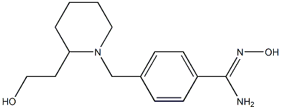  N'-hydroxy-4-{[2-(2-hydroxyethyl)piperidin-1-yl]methyl}benzenecarboximidamide