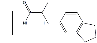  N-tert-butyl-2-(2,3-dihydro-1H-inden-5-ylamino)propanamide