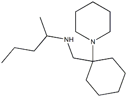 pentan-2-yl({[1-(piperidin-1-yl)cyclohexyl]methyl})amine Structure