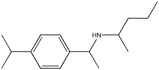 pentan-2-yl({1-[4-(propan-2-yl)phenyl]ethyl})amine|