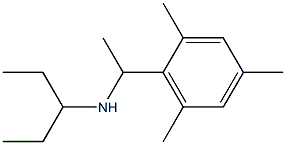 pentan-3-yl[1-(2,4,6-trimethylphenyl)ethyl]amine