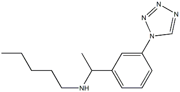 pentyl({1-[3-(1H-1,2,3,4-tetrazol-1-yl)phenyl]ethyl})amine