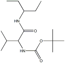  tert-butyl 1-{[(1-ethylpropyl)amino]carbonyl}-2-methylpropylcarbamate