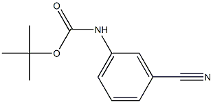 tert-butyl 3-cyanophenylcarbamate Structure