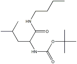 tert-butyl N-[1-(butylcarbamoyl)-3-methylbutyl]carbamate|