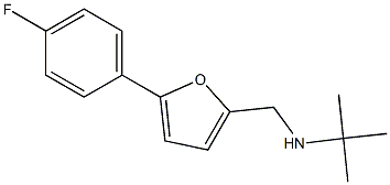 tert-butyl({[5-(4-fluorophenyl)furan-2-yl]methyl})amine Structure