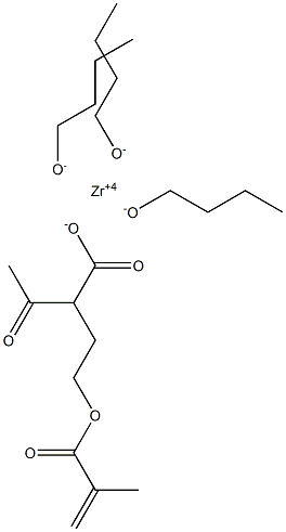 ZIRCONIUM METHACRYLOXYETHYLACETOACETATE TRI-n-BUTOXIDE, 50% in n-butanol
