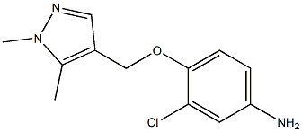  Benzenamine,  3-chloro-4-[(1,5-dimethyl-1H-pyrazol-4-yl)methoxy]-