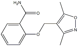 Benzamide,  2-[(3,5-dimethyl-4-isoxazolyl)methoxy]- Structure