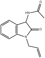 Acetamide,  N-[2,3-dihydro-2-oxo-1-(2-propen-1-yl)-1H-indol-3-yl]-|