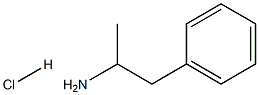 1-Methyl-2-phenyl-ethylamine hydrochloride Structure