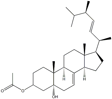 3-Acetoxyergosta-7,22-dien-5a-ol|