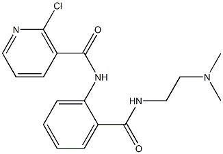  2-chloro-N-[2-({[2-(dimethylamino)ethyl]amino}carbonyl)phenyl]nicotinamide