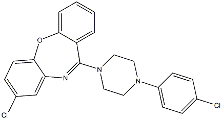 8-chloro-11-[4-(4-chlorophenyl)piperazin-1-yl]dibenzo[b,f][1,4]oxazepine