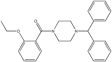 2-[(4-benzhydryl-1-piperazinyl)carbonyl]phenyl ethyl ether