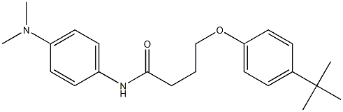 4-(4-tert-butylphenoxy)-N-[4-(dimethylamino)phenyl]butanamide