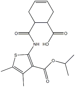 6-({[3-(isopropoxycarbonyl)-4,5-dimethyl-2-thienyl]amino}carbonyl)-3-cyclohexene-1-carboxylic acid