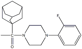 1-(1-adamantylacetyl)-4-(2-fluorophenyl)piperazine