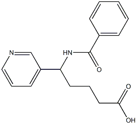 5-(benzoylamino)-5-(3-pyridinyl)pentanoic acid