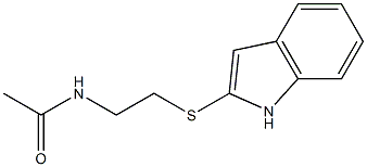  N-[2-(1H-indol-2-ylsulfanyl)ethyl]acetamide
