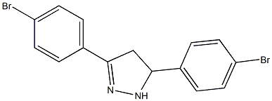 3,5-bis(4-bromophenyl)-4,5-dihydro-1H-pyrazole