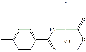 methyl 3,3,3-trifluoro-2-hydroxy-2-[(4-methylbenzoyl)amino]propanoate