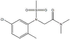  2-[5-chloro-2-methyl(methylsulfonyl)anilino]-N,N-dimethylacetamide