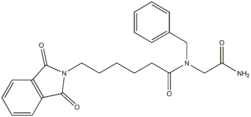 N-(2-amino-2-oxoethyl)-N-benzyl-6-(1,3-dioxo-1,3-dihydro-2H-isoindol-2-yl)hexanamide