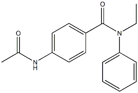 4-(acetylamino)-N-ethyl-N-phenylbenzamide