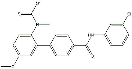 O-{4-[(3-chloroanilino)carbonyl]phenyl} 4-methoxyphenyl(methyl)thiocarbamate
