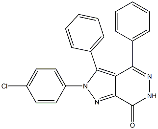 2-(4-chlorophenyl)-3,4-diphenyl-2,6-dihydro-7H-pyrazolo[3,4-d]pyridazin-7-one