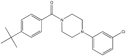 1-(4-tert-butylbenzoyl)-4-(3-chlorophenyl)piperazine
