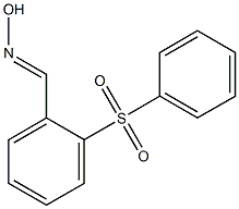 2-(phenylsulfonyl)benzaldehyde oxime Structure