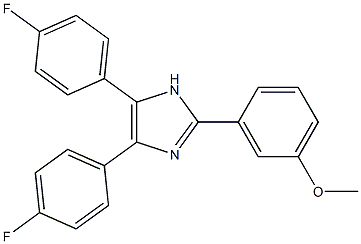 3-[4,5-bis(4-fluorophenyl)-1H-imidazol-2-yl]phenyl methyl ether