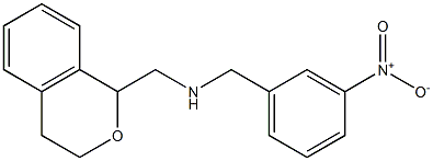  N-(3,4-dihydro-1H-isochromen-1-ylmethyl)-N-(3-nitrobenzyl)amine