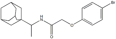 N-[1-(1-adamantyl)ethyl]-2-(4-bromophenoxy)acetamide
