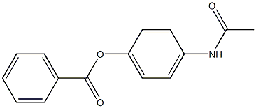 4-(acetylamino)phenyl benzoate Structure