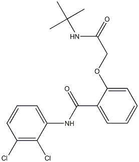 2-[2-(tert-butylamino)-2-oxoethoxy]-N-(2,3-dichlorophenyl)benzamide