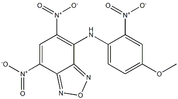  5,7-bisnitro-4-{2-nitro-4-methoxyanilino}-2,1,3-benzoxadiazole