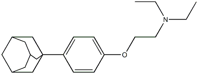 N-{2-[4-(1-adamantyl)phenoxy]ethyl}-N,N-diethylamine Structure