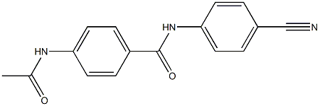 4-(acetylamino)-N-(4-cyanophenyl)benzamide